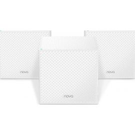 Tenda Nova MW12 AC2100 Tri‑Band Whole Home Mesh Wi‑Fi System  3‑Pack, Gigabit Mesh Router with Seamless Roaming & App Management