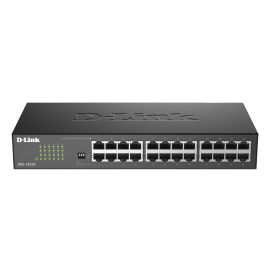 D-Link DGS-1024D 24-Port Gigabit Unmanaged Desktop Switch Energy-Efficient, Fanless, Plug and Play