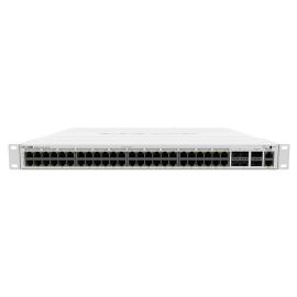 MikroTik CRS354-48P-4S+2Q+RM 48‑Port Gigabit PoE+ Cloud Router Switch with 4×10G SFP+, 2×40G QSFP+, 700W PoE Budget