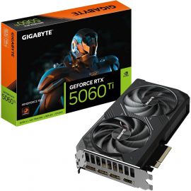 Gigabyte GeForce RTX 5060 Ti WINDFORCE 16G Graphics Card 16GB GDDR7 2572 MHz Core Clock 128 bit Memory Bus PCI-E 5.0 GV-N506TWF2-16GD