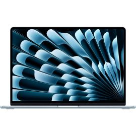  أبل ماك بوك إير 15 بوصة بشاشة Retina سائلة، شريحة M4 بمعالج 10 نوى ومعالج رسوميات 10 نوى، ذاكرة RAM بسعة 24GB، سعة تخزين SSD 512GB، لوحة مفاتيح إنجليزية، اللون أزرق سماوي