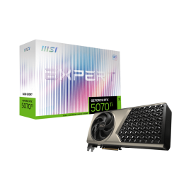 MSI GeForce RTX 5070 Ti 16G EXPERT OC, 16 GB GDDR7 256-bit PCIe Gen5 Graphics Card, EXPERT Blower-Style Cooling, Factory Overclock, DLSS 4 & Ray Tracing