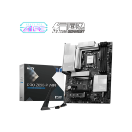 MSI PRO Z890-P WiFi Motherboard Premium ATX Gaming & Productivity Board with PCIe 5.0, DDR5 Support, WiFi 6E, Lightning-Fast Connectivity, and Enhanced Cooling