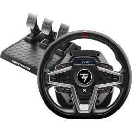 Thrustmaster T248 Xbox Edition Steering Wheel Magnetic Paddle Shifters 25 Action Buttons Dynamic Force Feedback Compatible with Xbox One & Xbox X,Black