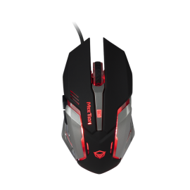 Meetion MT-M915 Entry-Level Gaming Mouse - 4,800 DPI, 6 Programmable Buttons, RGB Backlighting, Ergonomic Design, and Anti-Slip Grip