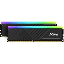 XPG Spectrix D35 RGB DDR4 64 GB (2×32 GB) 3600 MHz CL18 Dual-Channel Desktop Memory Kit – Low-Profile Black Heatsink, Intel XMP 2.0