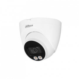 Dahua DH-HAC-HDW1500TRQ-A 5MP Starlight IR HDCVI Fixed-Focal Eyeball Camera, 25m Smart IR, 3D NR, Built-in Mic, CVI/CVBS/AHD/TVI Switchable, IP50, 12V ±30%