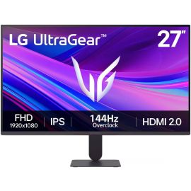LG UltraGear Gaming Monitor 27 inch 27G411A FHD IPS Display 1920 x 1080 Upto 144Hz Refresh Rate 5ms Response Time AMD FreeSync Premium & NVIDIA G-Sync Black 