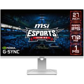 MSI Gaming Monitor 27 inch G274QRFW 2K WQHD IPS Flat 2560x1440 170Hz Refresh rate 1ms Response time AMD FreeSync Premium Compatible HDR DP Black 