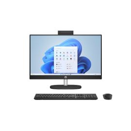 HP 24-cr0300nh All-in-One Intel Core i3-1315U Processor 8GB RAM 512GB SSD Storage Intel Graphics 23.8 FHD Non Touch Display English Keyboard Black Operating System (Windows 11 Modified)