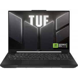 ASUS TUF Gaming A16 FA607NUQ‑RL001W Gaming Laptop AMD Ryzen 7‑170 Processor 16GB Ram 1TB SSD Storage  NVIDIA GeForce RTX 4050 6GB Graphics 16  WUXGA 144Hz Display Operating System Windows 11 Home English Arabic Keyboard - Mecha Gray