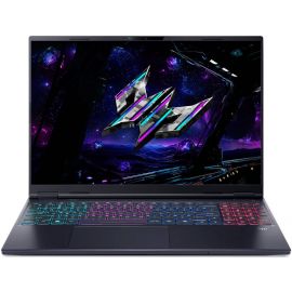 Acer Predator Helios Neo 16S AI Gaming Laptop Intel Core Ultra 9-275HX Processor 16GB Ram 1TB SSD Storage NVIDIA GeForce RTX 5060-8GB Graphics 16 Inch WQXGA OLED 240Hz Display Operating System Windows 11 Home English Keyboard - Obsidian Black
