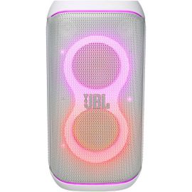 JBL PartyBox Club 120 White Portable Bluetooth Party Speaker 160W RMS, JBL Pro Sound, RGB Lightshow, Bluetooth 5.3 Auracast, Mic & Guitar Inputs, IPX4 Splashproof, 12-Hour Battery