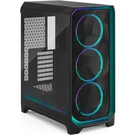 Fractal Design Meshify 3 Ambience Pro RGB Mid‑Tower PC Case Tempered Glass Light Black