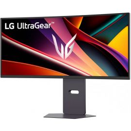 LG 34G600A-B 34" UltraGear WQHD Curved Gaming Monitor, 160 Hz Refresh Rate, Response Time 5ms (GtG at Faster), 1ms MBR, Curvature 1800R, HDR10, FreeSync Premium - Black