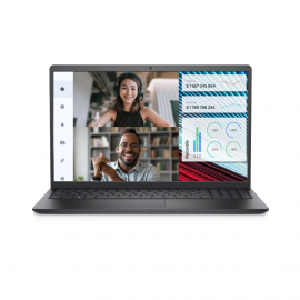 Dell Vostro 3520 Laptop 12th Gen Intel core i3-1215u 4GB 256GB SSD 15.6 Full HD Intel UHD Graphics Operating System (Dos/No OS) Black English Arabic Keyboard