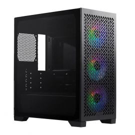 كولر ماستر إيليت علبة كمبيوتر برج صغير Micro ATX وMini Tower تدفق هواء عالي واجهة أمامية شبكية منفذ USB Type-C دعم راديتر 360 مم دعم 6 مراوح هيكل فولاذي زجاج مقسّى