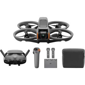 DJI Avata 2 Fly More Combo FPV Drone, 1/1.3-inch Image Sensor, Built-in Propeller Guard, Binocular Fisheye Visual Positioning, Turtle Mode, Cinematic Magic w/ One Tap, 3 Battery