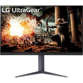 LG UltraGear Gaming Monitor 32 inch 32GS75Q QHD IPS Display 2560 x 1440 180Hz Refresh Rate 1ms Response Time NVIDIA G-SYNC Compatible, AMD FreeSync, Black
