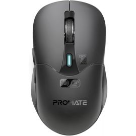 Promate Samo Dual-Mode Rechargeable Wireless Mouse Bluetooth 5.1 & RF 2.4 GHz, Adjustable 800-1200-1600 DPI