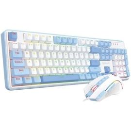 Redragon S139 RGB Mechanical Gaming Keyboard + 8-Button Gaming Mouse Combo – 104-Key Hot-Swappable, Anti-Ghosting, USB Wired