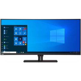 Lenovo ThinkVision Curved Monitor 40 inch P40w-20 WUHD IPS Display 5120 x 2160 75Hz Refresh Rate 4ms (Extreme Mode) Response Time 2500R Curvature, Black