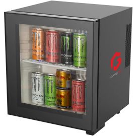 GAMEON Frostbite 30L Mini Gaming Fridge – 30-Liter Capacity, Compact Desktop/Bedroom Cooler for Drinks & Snacks – GOFROST30L