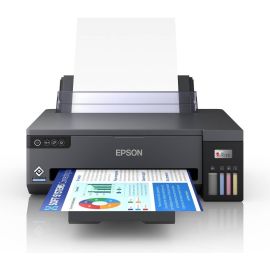Epson L11050 Printer, Black | C11CK39403DA, Up to 15 IPM Print Speed, Bi-Directional Printing, Wi-Fi Direct, Epson Connect, Integrated Front-Facing Ink Tank System, High Yield Ink Bottles