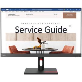 Lenovo ThinkVision Monitor 24 inch S24i-30 FHD IPS Display 1920 x 1080 100Hz Refresh Rate 4ms Response Time 16.7m Color Support, Anti-Glare Feature, Black
