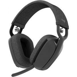 Logitech Zone Vibe 100 Lightweight Wireless Headphones Bluetooth version 5.2 40mm Audio Drivers Up to 30m Range Graphite