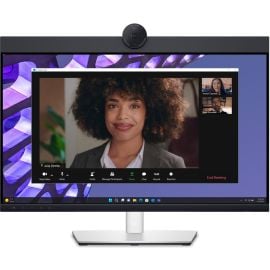 Dell Conferencing Monitor 23.8 inch P2424HEB Full HD 1920 × 1080  60Hz Refresh Rate 5ms Response Time Built-In 4mp RGB + IR 2K Camera  With IPS technology 99% sRGB Black Silver 