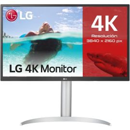 LG Monitor 27UP550N 27 inch 4K UHD LED HDR 3840 x 2160 IPS Refresh Rate 60HZ Response Time 5ms AMD Freesync 1.07B Color with sRGB 98% Colour Gamut HDR10 HDMI Silver