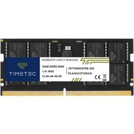 Timetec DDR5 16GB 5600 MHz SODIMM Laptop Memory Non-ECC, CL38, High-Speed DDR5 RAM for Laptops
