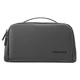 Promate Velura Tech Accessory Pouch – Compact Organizer, Water‑Resistant Polyester, 4 L Capacity