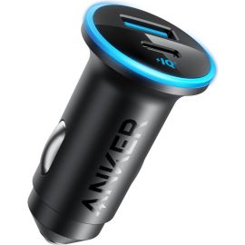 محول شاحن سيارة Anker 323 USB-C 52.5 واط مع شحن سريع PowerIQ 3.0 بقوة 30 واط