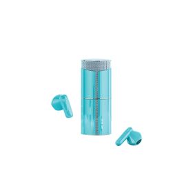 Green Lion Lipstick True Wireless Earbuds-Blue