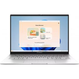 ASUS Zenbook 14 UX3405CA-QL215W Laptop Intel Core Ultra 9 285H Processor 32GB Ram 1TB SSD Storage Intel Arc Graphics 14 Inch OLED WUXGA Touch Display Operating System Windows 11 Home English Arabic Keyboard - Silver