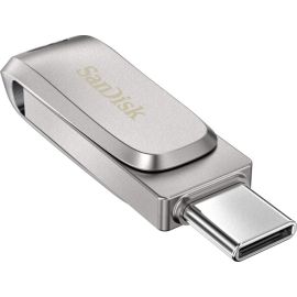 SanDisk Ultra Dual Drive Luxe USB Type-C Flash Drive - 32GB Silver