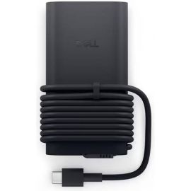 Dell 100W USB-C AC Adapter UK Plug, Laptop Power Charger, 1m Power Cord - Black
