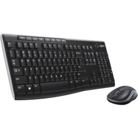 Logitech MK270 Wireless Keyboard and Mouse Combo Compact Design Black