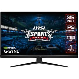 MSI Gaming Monitor G274QRFW 31.5 inch WQHD IPS 2K Flat 2560x1440 170Hz Refresh rate 1ms Response time AMD FreeSync Premium Compatible HDR DP Black 