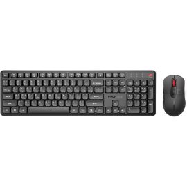 Promate Wireless Silent Keyboard & Adjustable 5000 DPI Mouse Combo 2.4 GHz, Ultra-Quiet Keys 