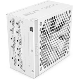 NZXT C1200 White 1200W ATX 3.1 Power Supply – 80 Plus Gold, Fully Modular, 135 mm FDB Fan, 12V-2×6 PCIe Connector, RTX-50 Series Ready