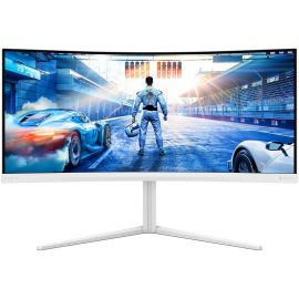 Philips Evnia 34M2C5501A 34 inch Curved VA Gaming monitor WQHD 3440 x 1440 DisplayHDR HDMI 180Hz Refresh rates 1ms Response time White