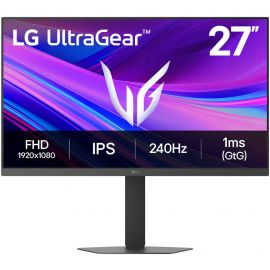 LG UltraGear 27G440A-B Gaming Monitor 27 inch FHD IPS Display 240 Hz Refresh Rate, 1 ms Response Time, NVIDIA G-SYNC Compatible and AMD FreeSync Premium, Adjustable Stand - Black 
