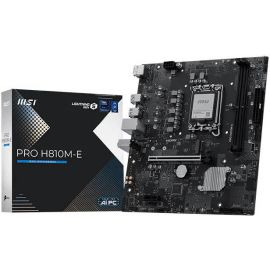 MSI PRO H810M-E DDR5 LGA 1851 M-ATX Motherboard Intel H810 Chipset 1x M.2 Slots