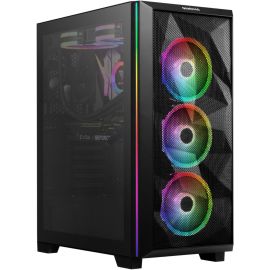 GAMDIAS Athena M2 Elite ARGB Mid Tower Gaming Case with Mesh Front Panel, 4 ARGB Fans, Tempered Glass Side Panel, and High Airflow Support