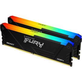 Kingston FURY Beast RGB 64GB (2×32GB) DDR4 3200MT/s CL16 DIMM – High-Performance Gaming RAM