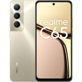 Realme C65 Dual Sim Smartphone 8GB Ram 256GB Storage 4G LTE Middle East Version-Starlight Gold