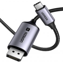 UGREEN 8K USB C to DisplayPort Cable 1M Type C to DP 1.4 8K 60Hz 4K 144Hz 2k 240Hz HDR Thunderbolt Compatible Nylon Braided Adapter Cable